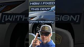 I fixed this fender DENT with PDR and tension ￼ How to fix a dent in a car fender [upl. by Connolly]