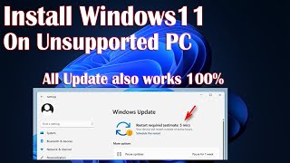 Install Windows 11 On Unsupported PC  TPM 20 Bypass Error amp Fix [upl. by Einnil]