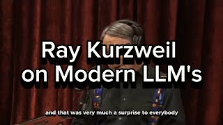 Ray Kurzweil on the current state of LLMs [upl. by Zorina]