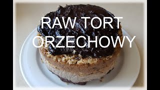 pyszny TORT orzechowy  RAW VEGAN [upl. by Adnulahs]