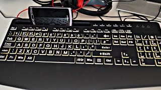 Sablute Wired Backlit Keyboard 113G Review [upl. by Pearla]