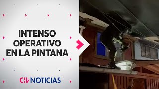 INTENSO OPERATIVO de Carabineros y PDI en La Pintana tras ola de homicidios  CHV Noticias [upl. by Bekah]