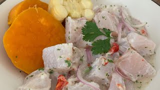 Receta de ceviche en 15 segundos [upl. by Enirod]