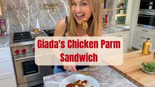 Weeknight Chicken Parm Sandwich  Giada De Laurentiis [upl. by Lellih656]