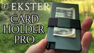 Ekster Cardholder Pro  EDC Front Pocket Metal Wallet [upl. by Alger]