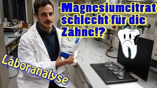 Magnesiumcitrat schlecht für die Zähne Supplement bei Magnesiummangel in der Laboranalyse [upl. by Annoyi797]