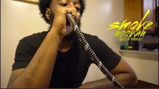 how to smoke hookah like a boss  For beginners [upl. by Aneekat]