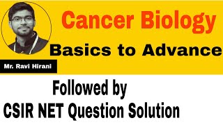 Webinar on Cancer Biology  Basics to Advance  CSIR NET Life science [upl. by Udela488]