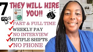 7 Hiring Now Work from Home Jobs Paying Up to 1120 Per Week [upl. by Woolley]