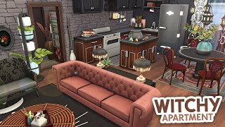 Witchy Apartment 🧙‍♀️  The Sims 4 Speed Build Apartment Renovation [upl. by Garnes]