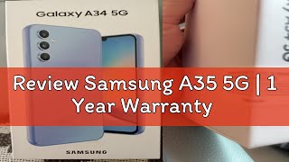 Review Samsung A35 5G  1 Year Warranty [upl. by Annahsit]