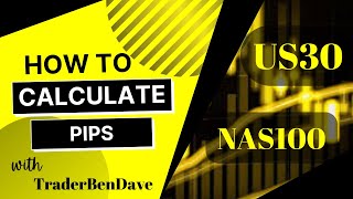 US30 AND NAS100  HOW TO CALCULATE PIPS  Forex [upl. by Airemaj]