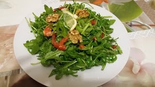 Salade de Roquette  facile amp rapideسلطة جرجير [upl. by Hardden97]