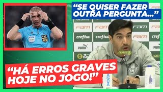 Abel Ferreira DETONA arbitragem CRITICA pergunta do repórter e fala sobre torcida do Botafogo [upl. by Phail99]