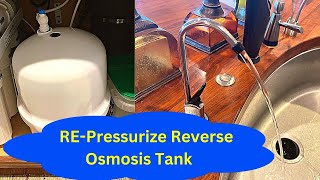 RE Pressurize Reverse Osmosis RO Tank [upl. by Norved]