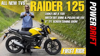 TVS Raider 125  First Ride Review  PowerDrift [upl. by Benenson]