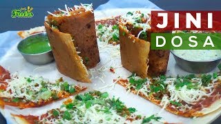 Jini Dosa  Mumbai Street Food  Just Foodies [upl. by Ainivad469]