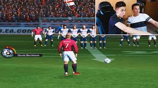 TIROS LIBRES DESDE FIFA 94 AL FIFA 18 REACCIONANDO CON FRAN ByDiegoX10 [upl. by Mcclees]