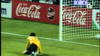 World Cup 1998  Group E  Holland  South Korea  50  Highlights [upl. by Alyose]