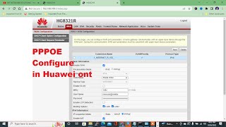 How to Configure Huawie ONT  Model  HG8321R [upl. by Rambow]