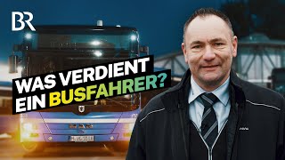 Viel Verkehr wenig Gehalt Das verdient ein Busfahrer in der Großstadt I Lohnt sich das  BR [upl. by Neelhtac478]