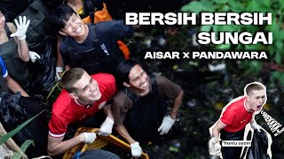 BERSIH BERSIH SUNGAI SAMA PANDAWARA BANDUNG INDONESIA  KOTOR SEKALI WOI ❗️ [upl. by Roman]