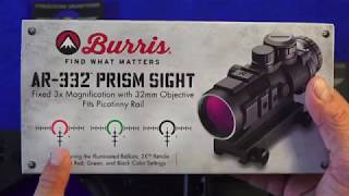 Burris AR332 3x Prism Sight Review [upl. by Natsirhc252]