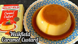 Weikfield Caramel Custard  Weikfield Caramel Custard Mix Recipe  Weikfield Caramel Pudding [upl. by Ackerley]