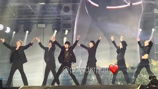 220416  FANCAM  Blood Sweat Tears  Fake Love  BTS PTD Las Vegas  Day 4  Allegiant  4K 직캠 [upl. by Araec]