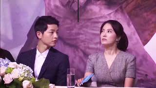 Song Jong Ki and Song Hye Kyo Cute Moments [upl. by Nylorahs]