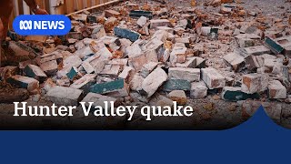 Magnitude 47 earthquake shakes Hunter Valley north of Sydney  ABC News [upl. by Eilema]