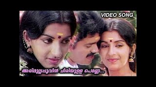 Arimullappoovin Chiriyulla  Eettapuli  Malayalam Super Song  Video Song  Shankar  Ambika [upl. by Xineohp]