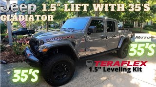 Lifting the 2021 Jeep Gladiator Mojave While Maintaining the Factory Suspension 35 Inch Tires [upl. by Ennirac]