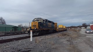 J760 At Gallatin TN January 9 2017 Railfanning Montage 20 [upl. by Anyotal]