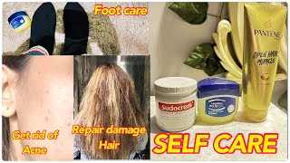 Self Care Routine At HomeampBeauty Hacks🧚🏻‍♂️personal Hygeine For Skin CareHair careamp Body⛱️foryou [upl. by Kenweigh678]