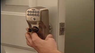 How To Install Your Schlage FE575 Keypad Entry Lock [upl. by Lait]