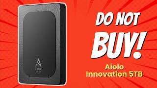 Aiolo Innovation 5TB HDD  10 Reasons NOT to Buy 😱💔 [upl. by Yud]