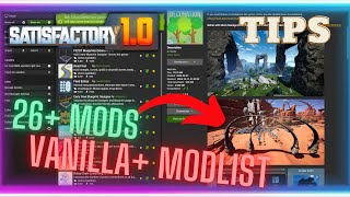 Perfect Vanilla Mod List in Satisfactory 10 for more options and challenge Tips and Tricks [upl. by Adnole]