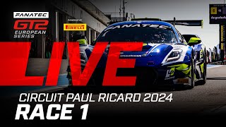 FULL RACE  Race 1  Circuit Paul Ricard  2024 Fanatec GT2 Europe [upl. by Cocke33]