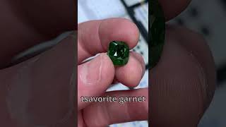 Tsavorite Garnet The Rare and Vibrant Green Gemstonenaturalgemspreciousstonesnaturalgarnet [upl. by Suoicerpal]