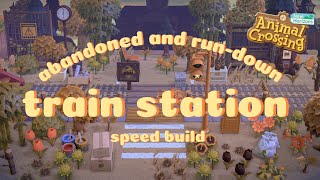 Turning resident services into a train station  Speed Build  Animal Crossing New Horizons [upl. by Ahsatel]