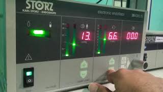 Storz co2 insufflator workingbme medicaltechnology biomedicalengineer gehealthcare [upl. by Einnoc]