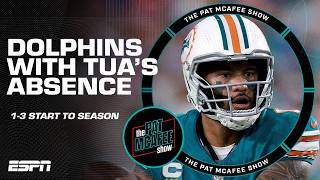 The Dolphins struggles without Tua Tagovailoa  The Pat McAfee Show [upl. by Konikow854]