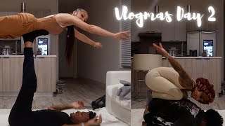 Yoga Challenge ft Jayc Benet amp Cee  VLOGMAS DAY 2 [upl. by Olinad506]