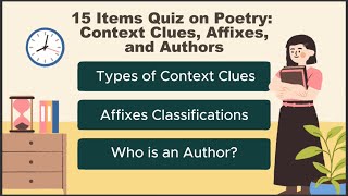 Poetry context clues affixes and author Grade 7 English 1st Quarter Summative amp Exam Reviewer [upl. by Stephanie]