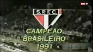 Bragantino 0 x 0 São Paulo  Final Brasileiro 1991 [upl. by Adnuahsor]