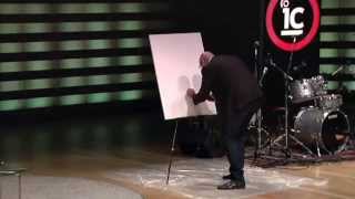 Mindblowing Speed Painting Prediction By mentalist Haim Goldenberg  IdeaCity14 [upl. by Nacul]