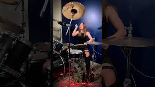 Mammoth WVH  Mr Ed Drum Cover  Drummer Cam Covered LIVE by Female Teen Drummer Lauren Young [upl. by Madella]