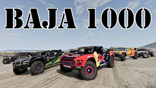 BeamNGDrive Baja 1000 suspencion [upl. by Tennies]