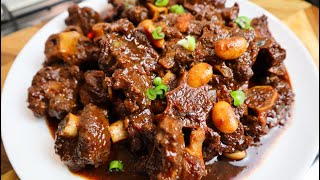 How To Make The Best Ever Oxtail Step By Step  Jamaican Oxtail Must TRY Recipe [upl. by Ainez]